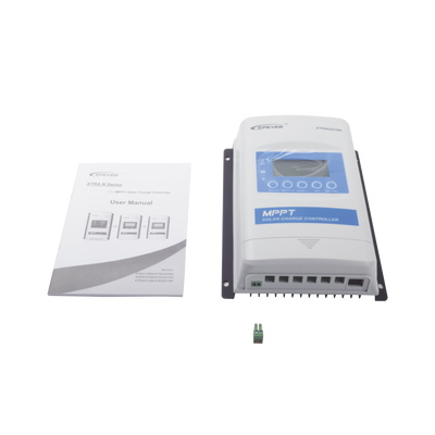 Controlador Solar MPPT / 20A / 12/24V / Voc 100V / RS-485 / Baterías Litio / IP32