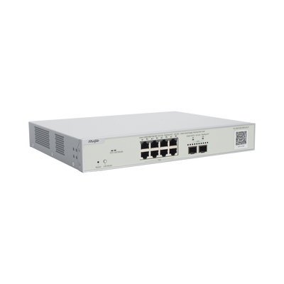 Switch Multi-Gigabit PoE+ Capa 2 con 8 Puertos 2.5G PoE+ hasta 240W y 2 Uplink SFP+ 10G ,Administrable Cloud, Diseñado Para Access Points WiFi 6/7