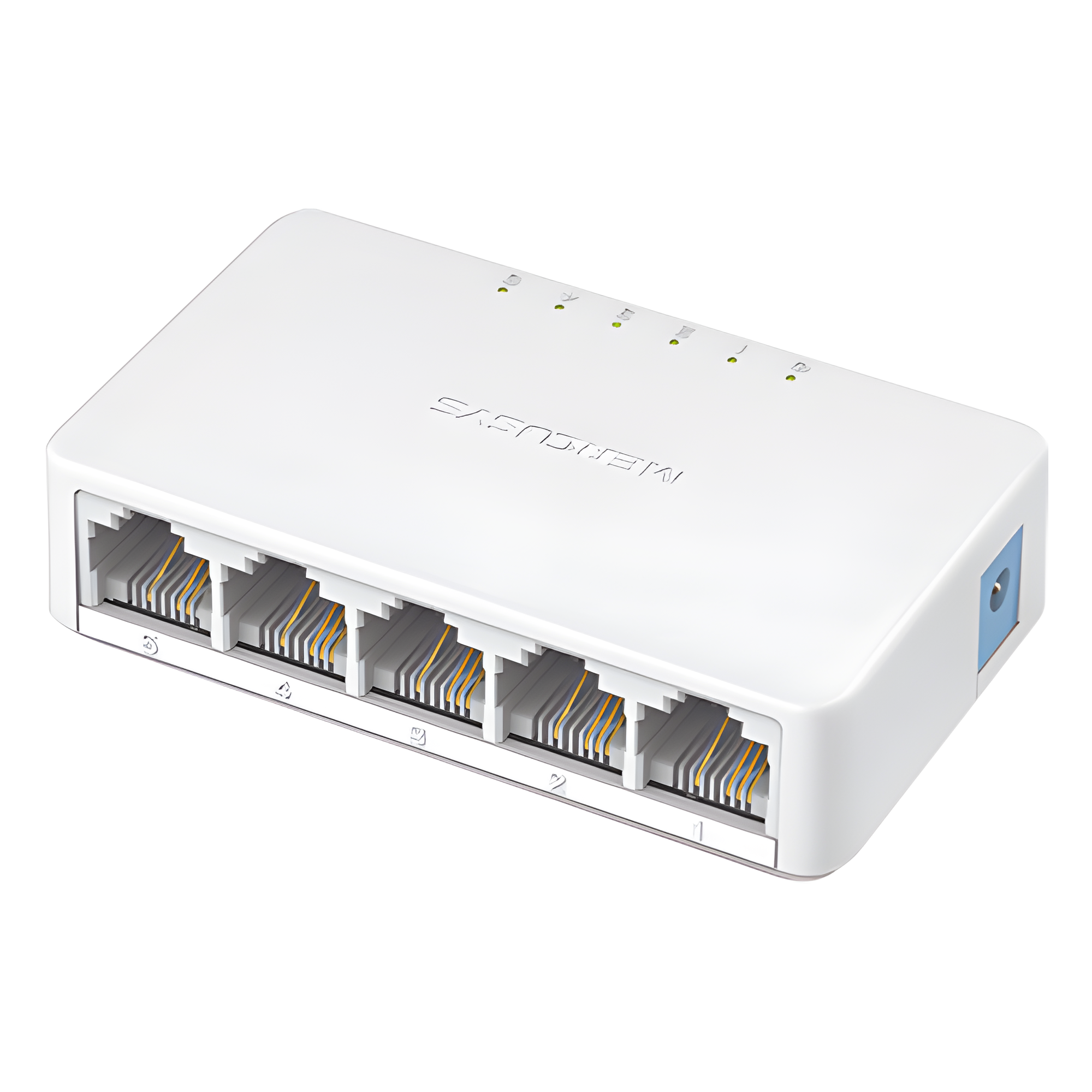 Switch NO Administrable / Para escritorio /  5 puertos 10/100 Mbps / Diseño Compacto / Plug and Play — Mercusys · SKU MS105