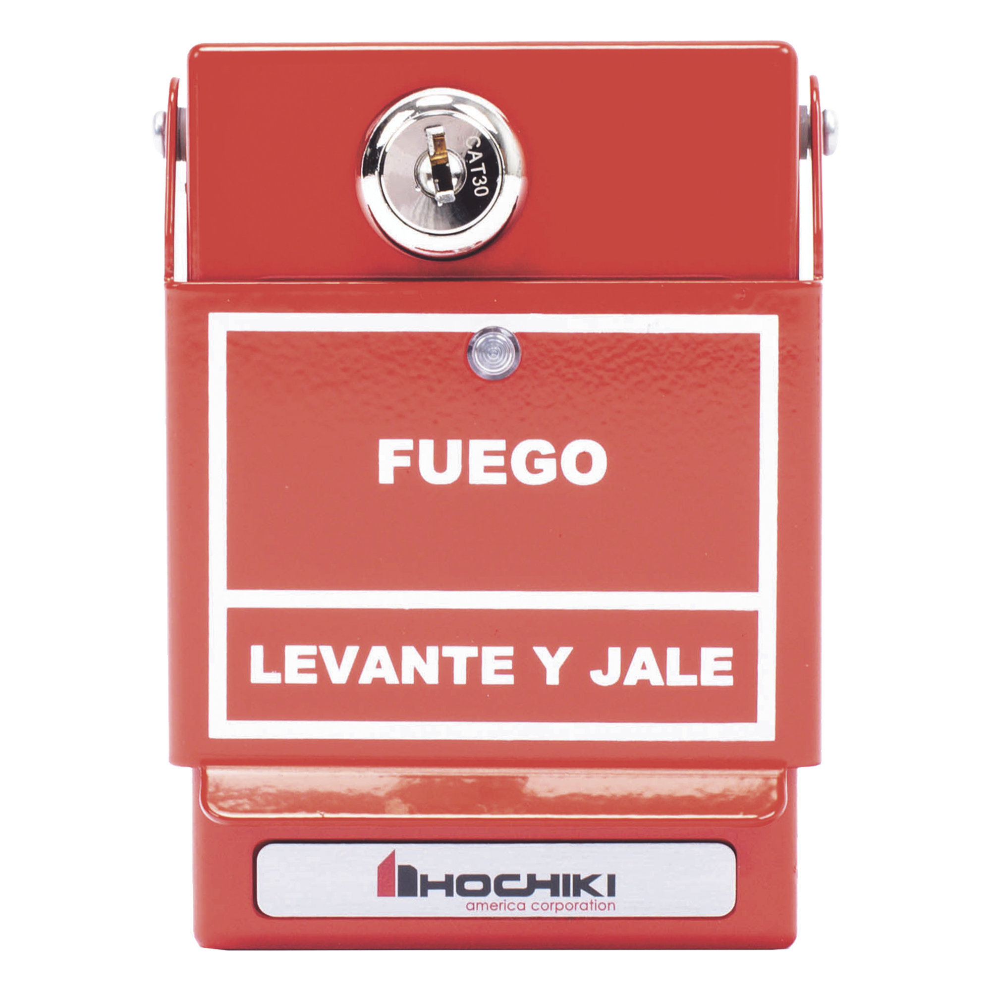 Estación Manual Direccionable De Doble Acción, En Español, Con Llave (0600-01570) — HOCHIKI · SKU DCP-AMS-KL-LP/S