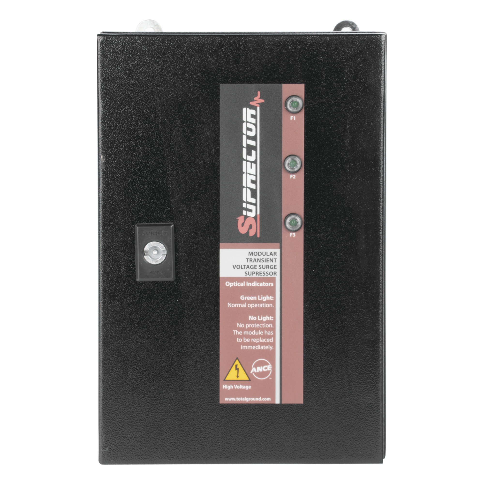 Supresor de Transientes Clase B / 3 Fases / 127/220 Vca / 80 kA / Gabinete NEMA 4 / 30x20x12 cm (11.8x7.9x4.7 in)