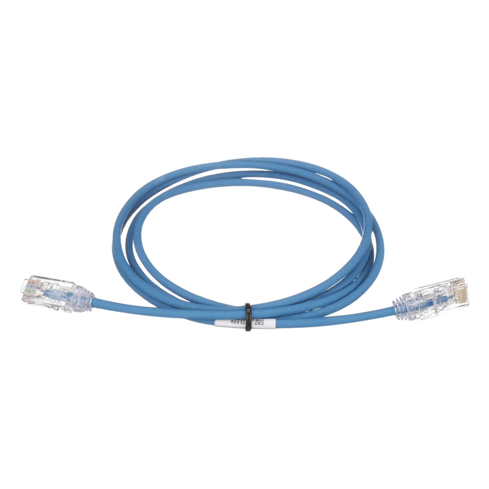 Cable de Parcheo TX6, UTP Cat6, Diámetro Reducido (28AWG), Color Azul, 3.05 Metros (10 Pies)
