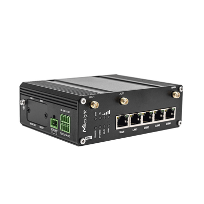 Router Celular Industrial 4G LTE con WiFi y Puertos Ethernet para IoT y M2M