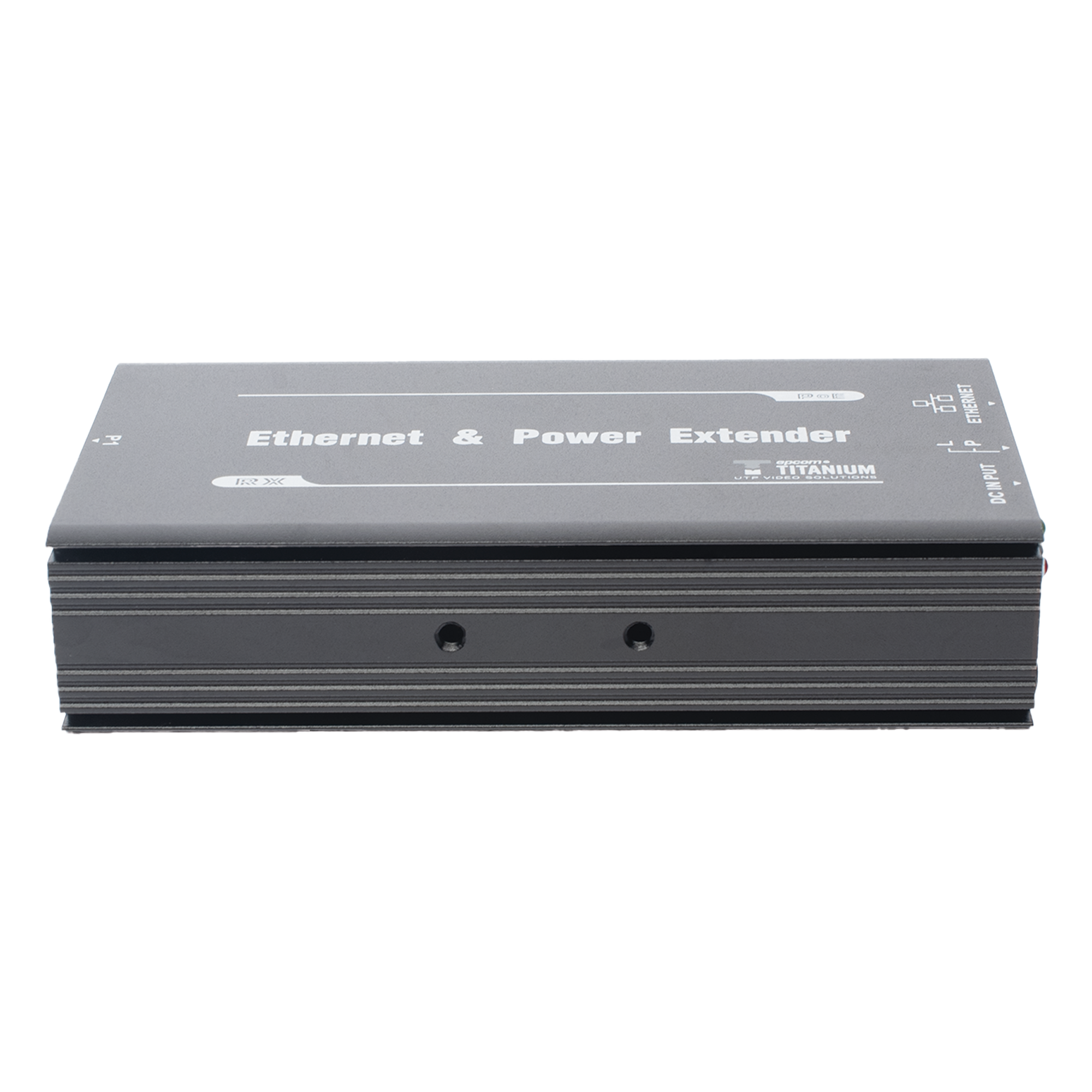 (POE 600 METROS) Receptor para Extensor PoE TT-8001TPOE / 1 Puerto para recepción de video y alimentación (PoE) / IDEAL PARA DOMOS Y CAMARAS IP / Conexión en Cascada / Soporta PTZ´s de 60 W / Soporta IEEE802.3af/at — EPCOM TITANIUM · SKU TT-8001R