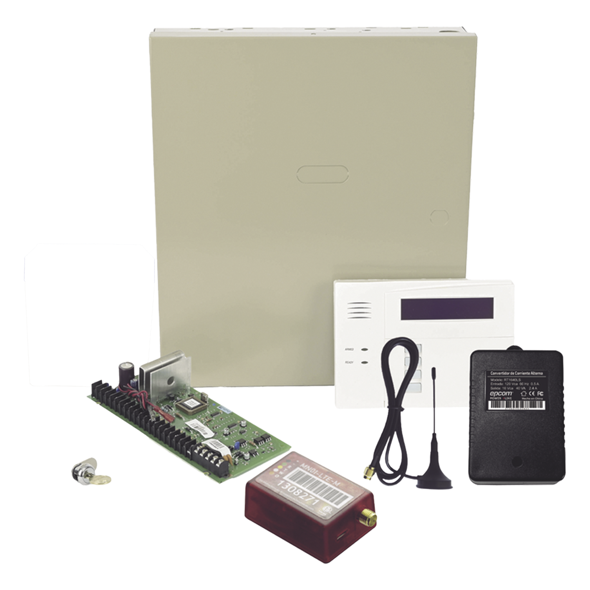 Kit de panel de control antirrobo VISTA-48LA con teclado-receptor inalámbrico 6160RF, comunicador 4G LTE-M/5G, gabinete y transformador — HONEYWELL HOME RESIDEO · SKU VISTA48-60RF-MN01