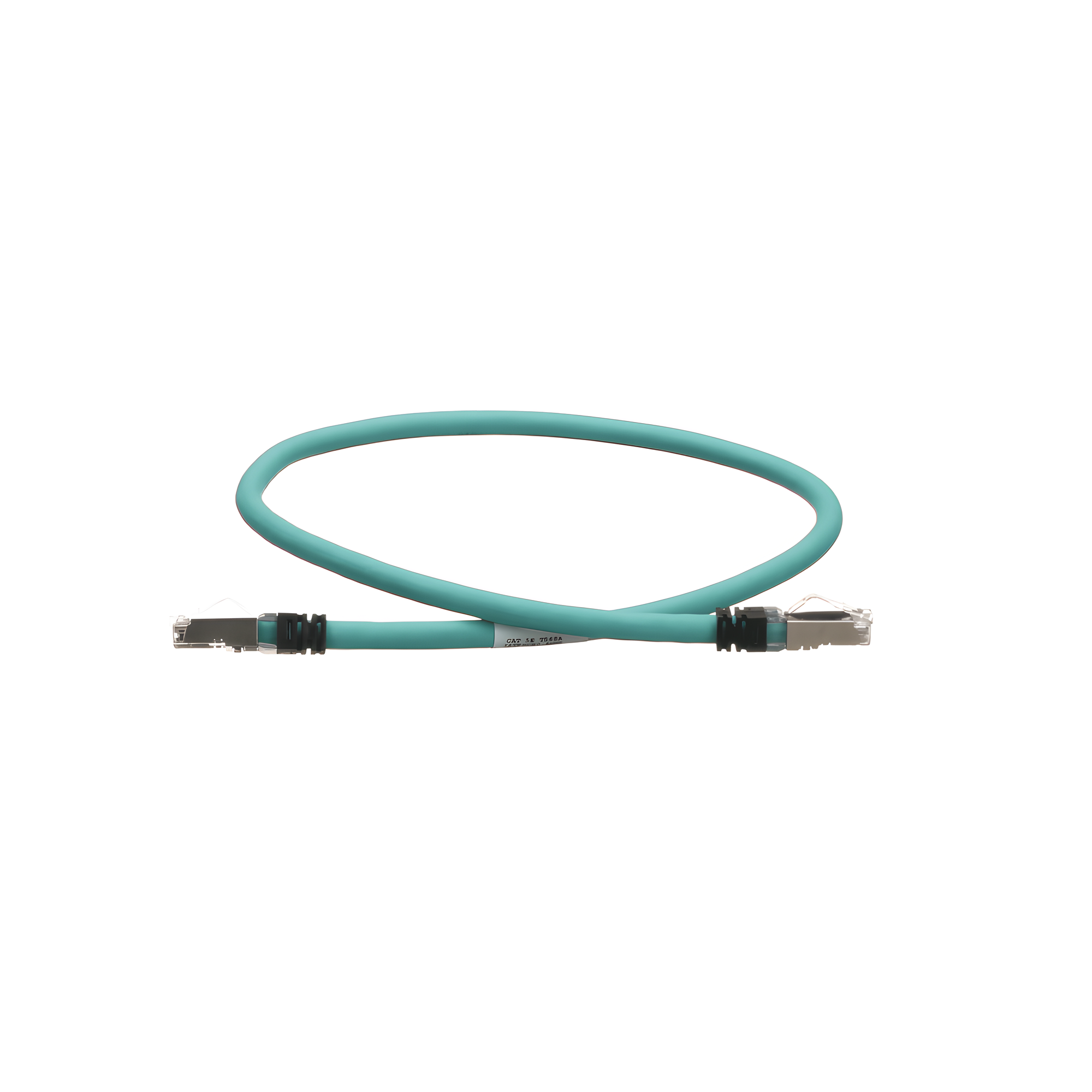 Patch Cord Cat5e de Grado Industrial 600V, Blindado SF/UTP, Calibre 24 AWG, Color Aqua, 60 cm (23.62 pulgadas). — PANDUIT · SKU ISTPHCH0.6MTL