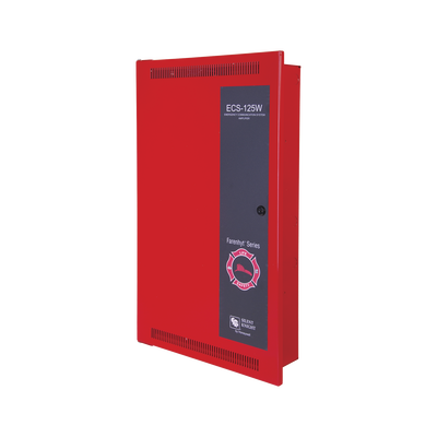 Amplificador Inteligente de 125 Watts para Sistema de Evacuación por Voz, con Fuente de Alimentación y Respaldo de Batería