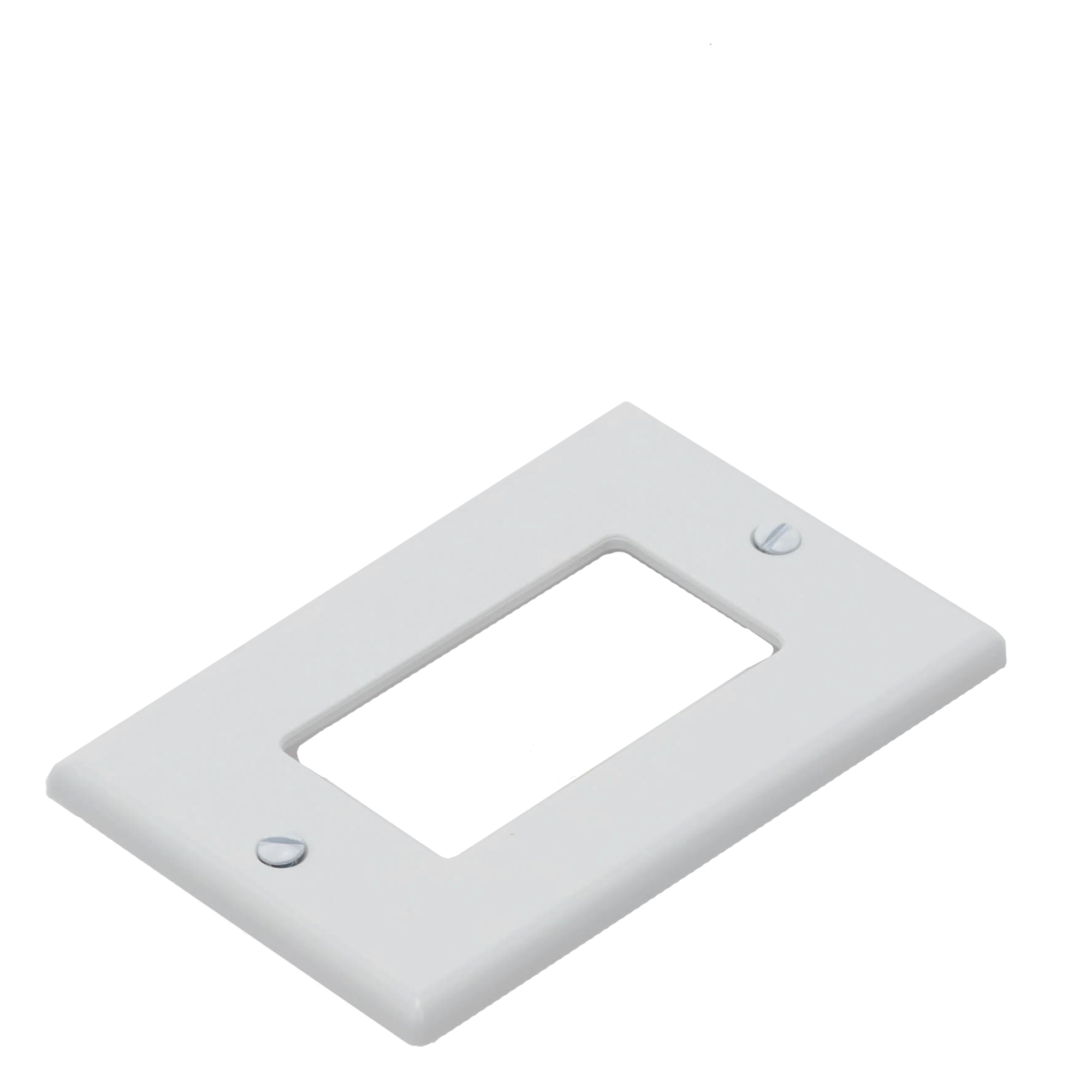 Tapa para Contacto Rectangular Color Blanco.