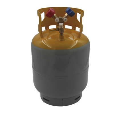 Cilindro/Tanque portátil 30 Libras / para contenido de refrigerante / Aires Acondicionados / Refrigeración / Climatización Automotriz.