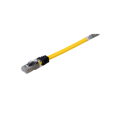 Patch Cord Cat6A, Blindado S/FTP, CM/LS0H, 2 Metros (6.56 Pies), Color Amarillo — PANDUIT · SKU STP6X2MYL