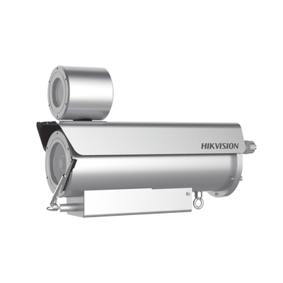 Bala IP 4 Megapixel / Lente Mot. 2.8 a 12 mm / Antiexplosion / Anticorrosion / 80 mts IR EXIR / H.265+ / IP68 / Wiper / 316L / NEMA 4X / ATEX / IECEx — HIKVISION · SKU DS-2XE6442F-IZHRS(D)