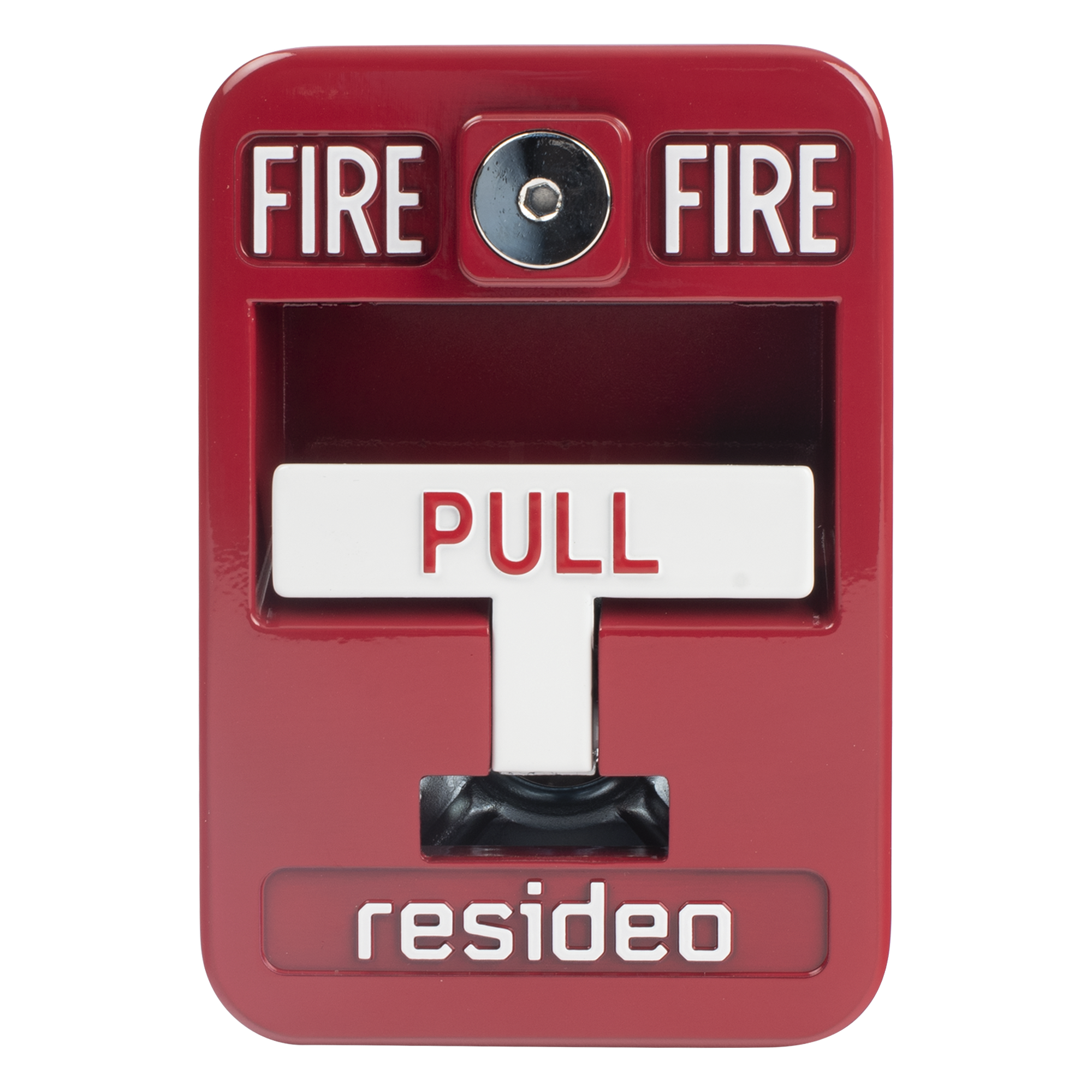 Estación manual de jalón contra incendio de acción simple, reset con llave Allen, cumple ADA, carcasa de aluminio fundido — HONEYWELL HOME RESIDEO · SKU 5140-MPS2