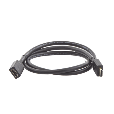 Cable Extensor HDMI de 1 Metro (3.28 Pies) / 4K@60Hz / 3D / HDR / Macho a Hembra / Núcleo de Cobre Estañado / Transmisión Estable