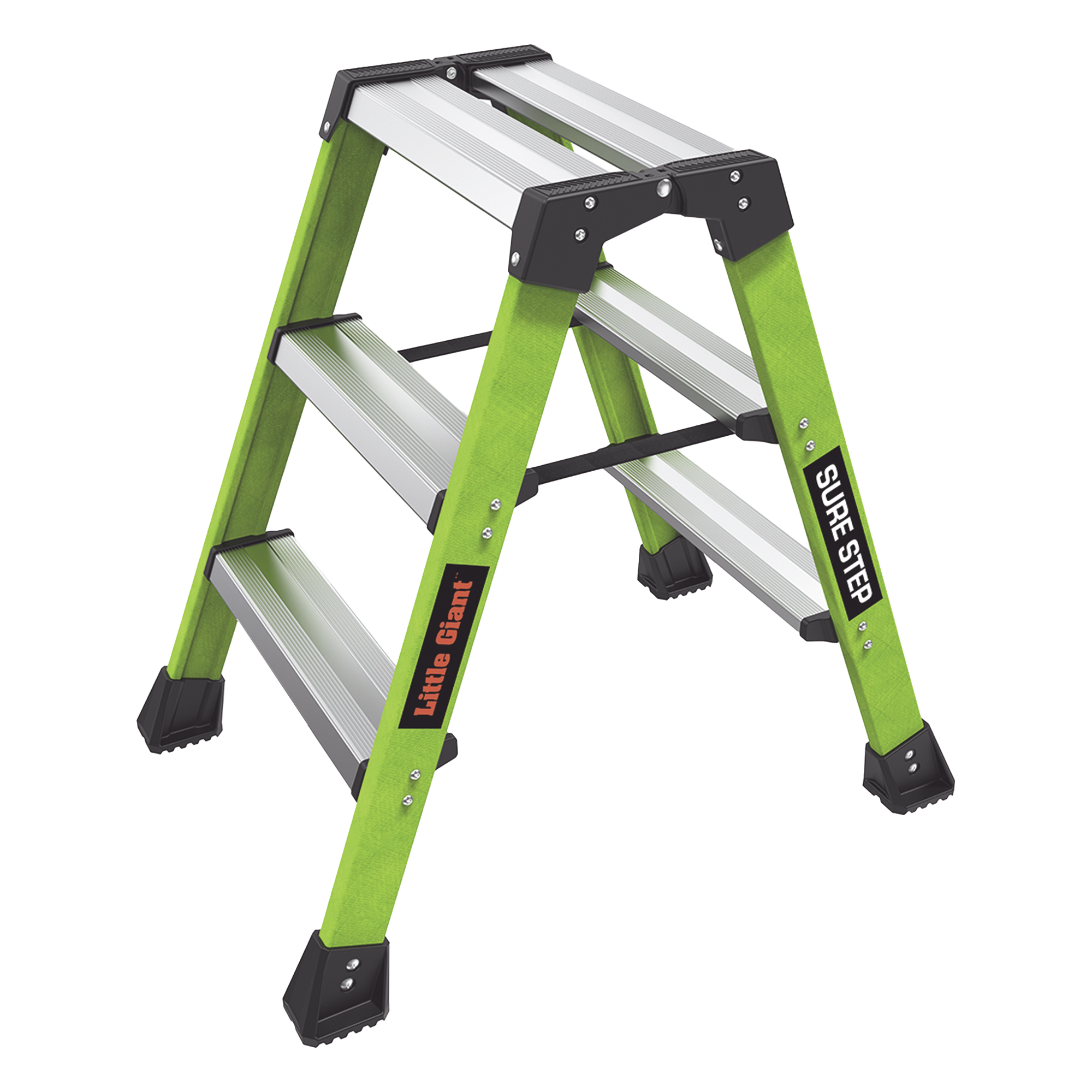 Escalera Plegable 2 Peldaños de Fibra de Vidrio / Tamaño 66 cm ( 2' 2"). — Little Giant Ladder Systems · SKU SURESTEP