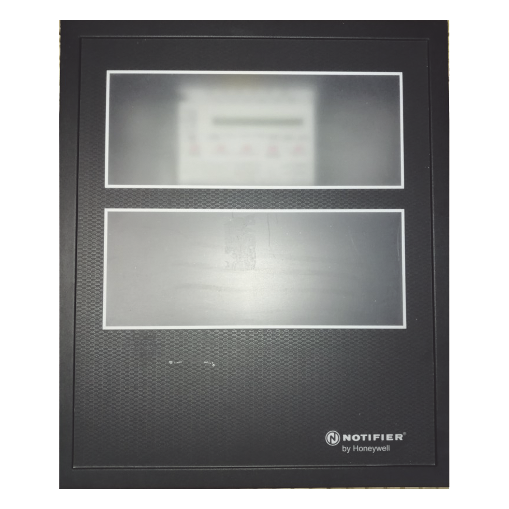 Puerta con Ventana para Gabinete / Acero Calibre 16 / Apertura 180° / Bisagra Reversible / Color Negro — NOTIFIER · SKU DR-B4