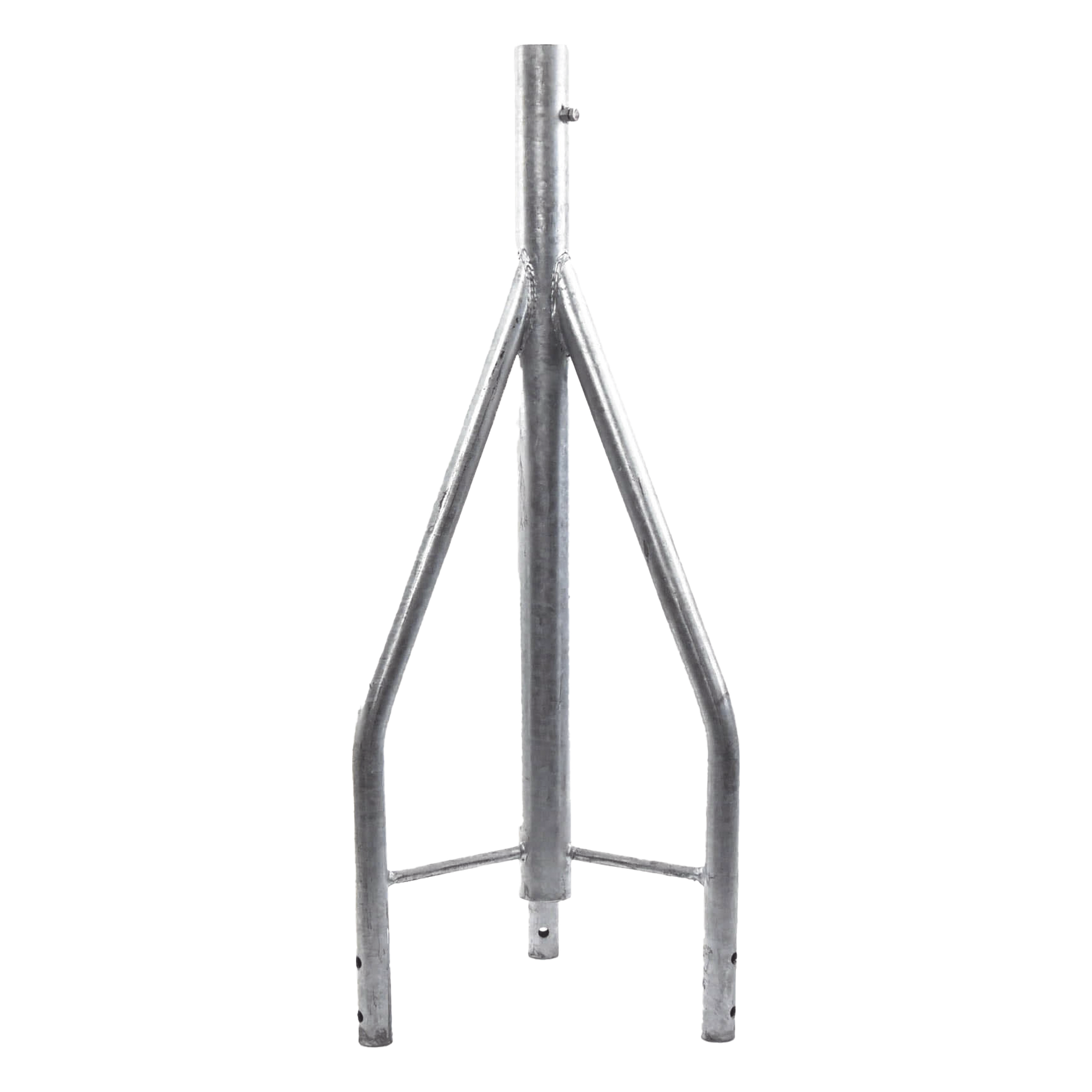 Tramo de Remate para Torre / Acero ASTM A36 / Galvanizado por Inmersión en Caliente / 3 Opresores para Pararrayos / Longitud 350 mm (1.15 ft) / Tolerancia ±1 mm — SYSCOM TOWERS · SKU SCZ-35-PG