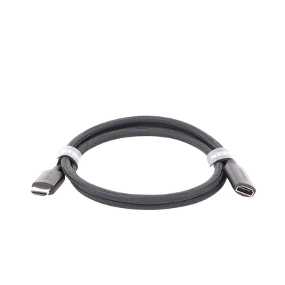 Cable de Extensión HDMI 8K | 1 Metro (3.28 Pies) | Macho a Hembra | HDMI 2.1 | 8K@60Hz | Núcleo de Cobre Puro 28AWG | Soporta la Conexión de Hasta 3 Metros (9.84 Pies) de Largo en HDMI 2.1