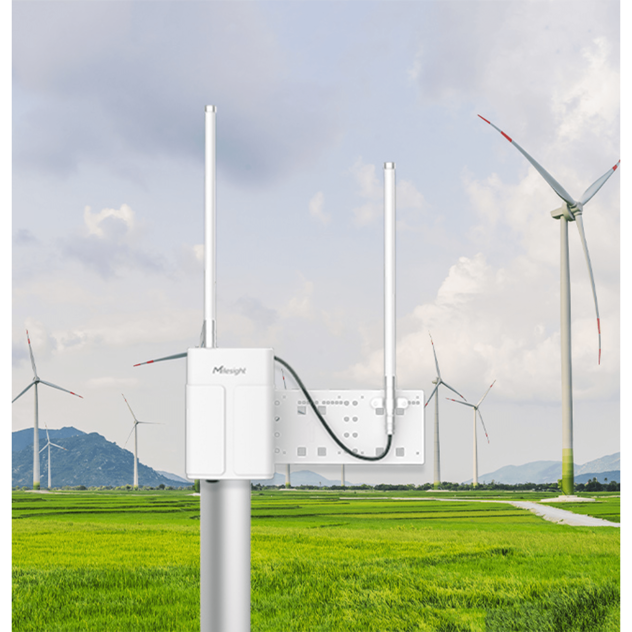 Gateway LoRaWAN para exterior, de largo alcance, con modulo SIM