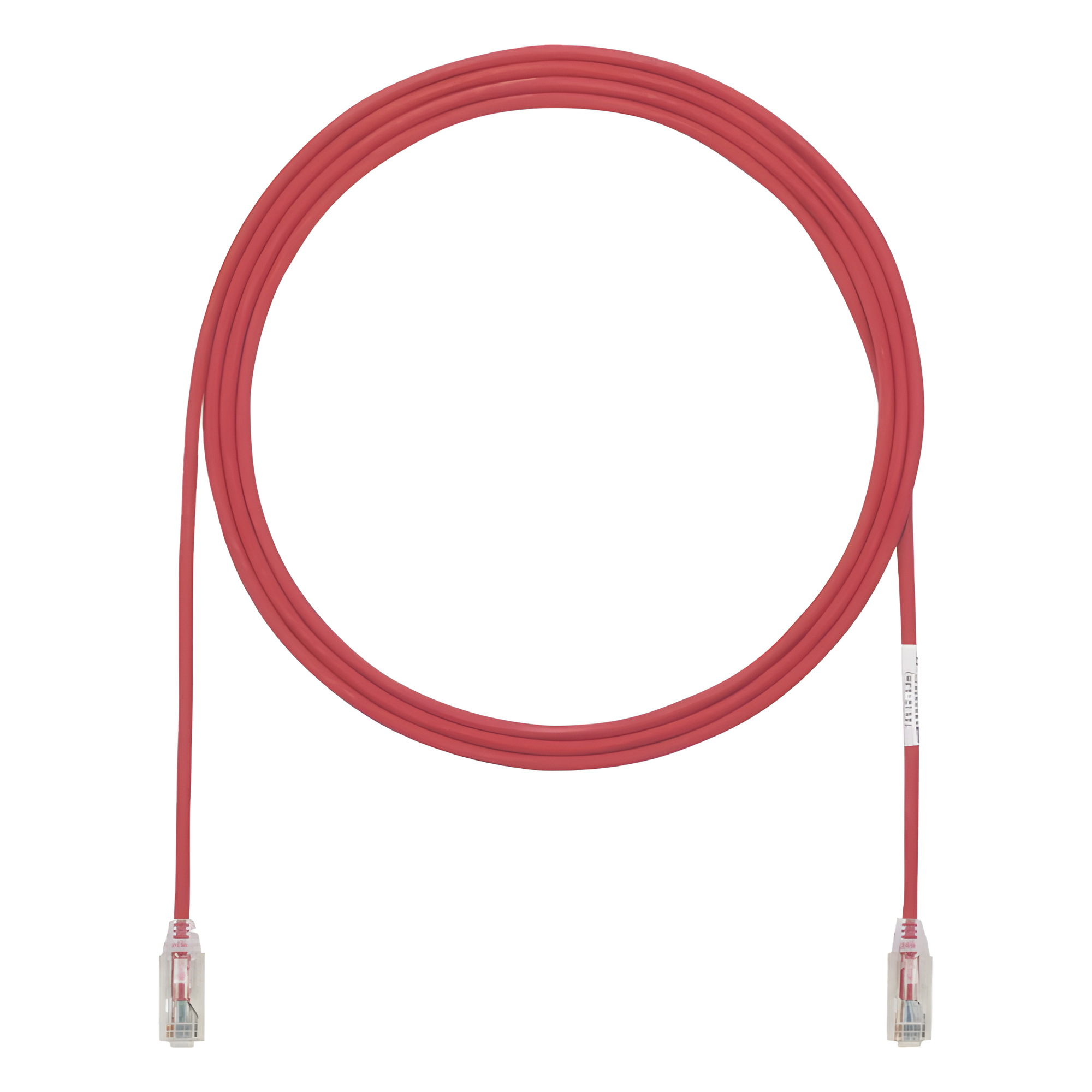 Cable de Parcheo TX6, UTP Cat6, Diámetro Reducido (28AWG), Color Rojo, 3.05 Metros (10 Pies) — PANDUIT · SKU UTP28SP10RD