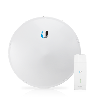 Radio de Backhaul de alta capacidad hasta 1.2 Gbps, banda licenciada 11 GHz (10.7-11.7 GHz), Incluye antena AF-11G35 y un duplexer banda baja AF-11-DUP-L — UBIQUITI · SKU AF11-COMPLETE-LB