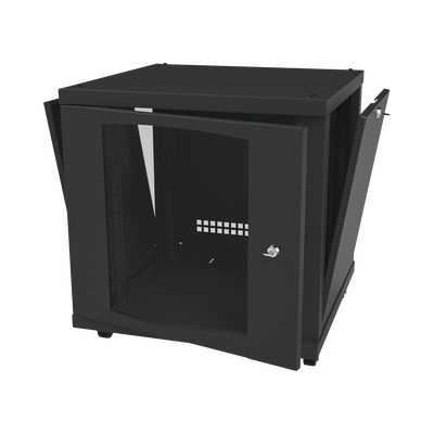 Gabinete Profesional para Telecomunicaciones de 12UR, 638 mm Profundidad.