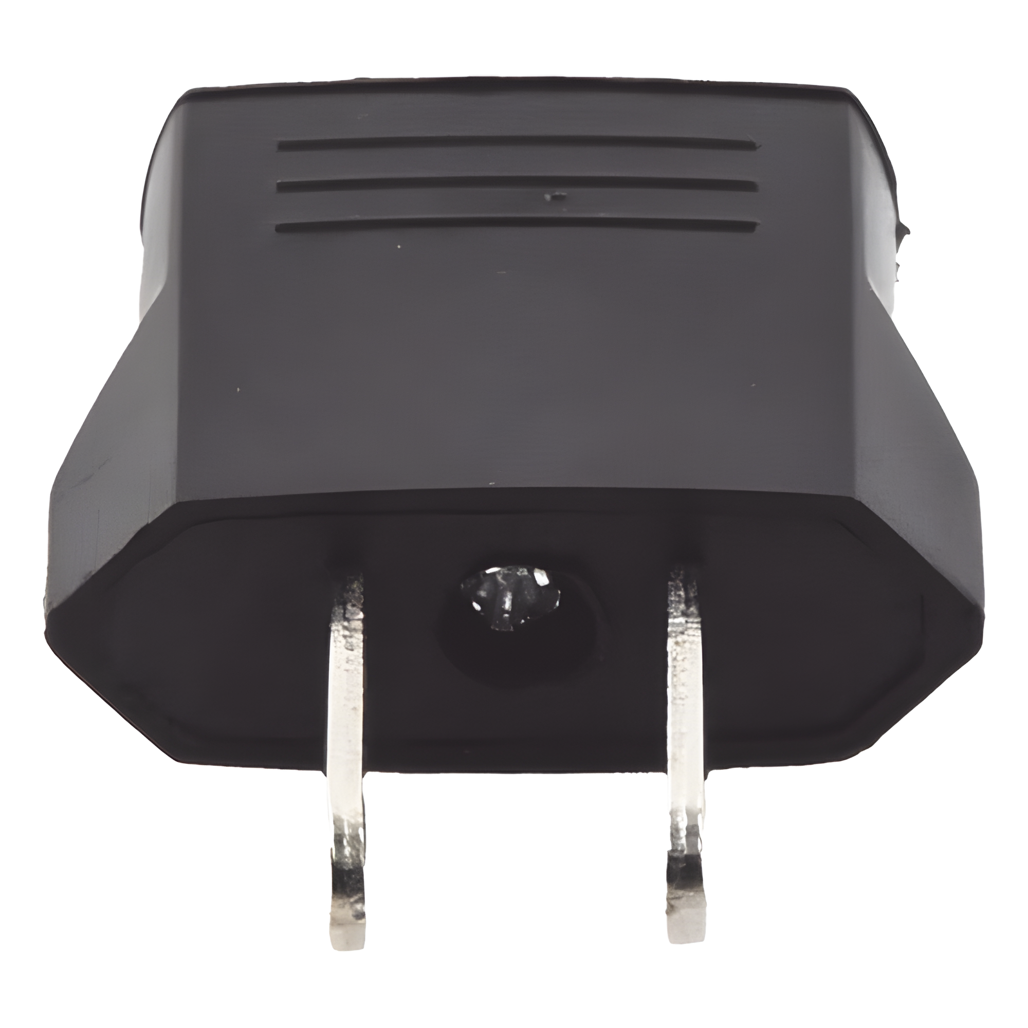 Adaptador de enchufe europea a americano, Calidad PREMIUM @ 6 A ; 110 - 250 Vca — EPCOM POWERLINE · SKU CLAVIJAEURO