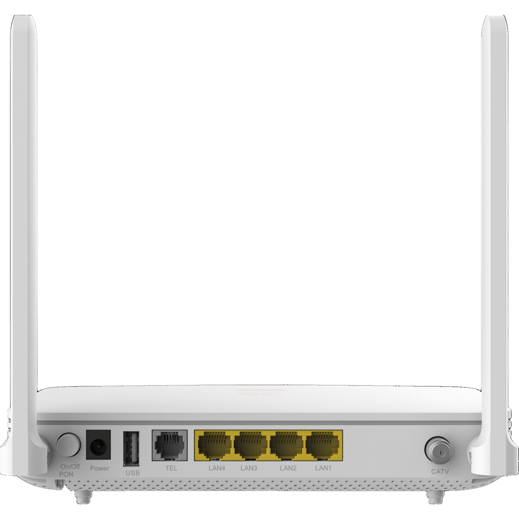 ONT GPON OptiXstar WiFi6 con 4 puertos GE + 1 POTS + 1 CATV, conector SC/APC
