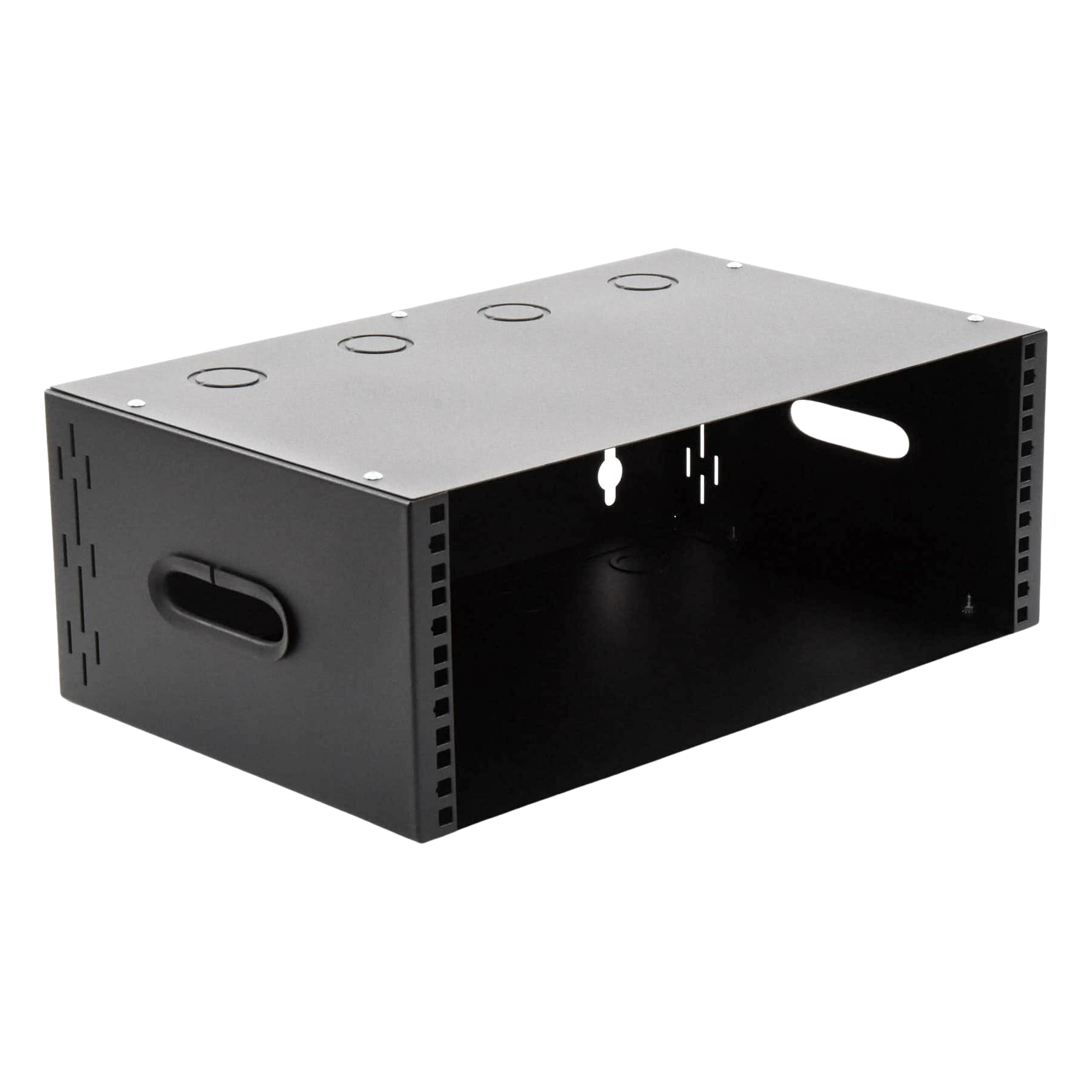 Gabinete para Montaje en Pared liviano, 4 Unidades de rack, Profundidad máxima de trabajo 250 mm, Se envía el Gabinete Armado.