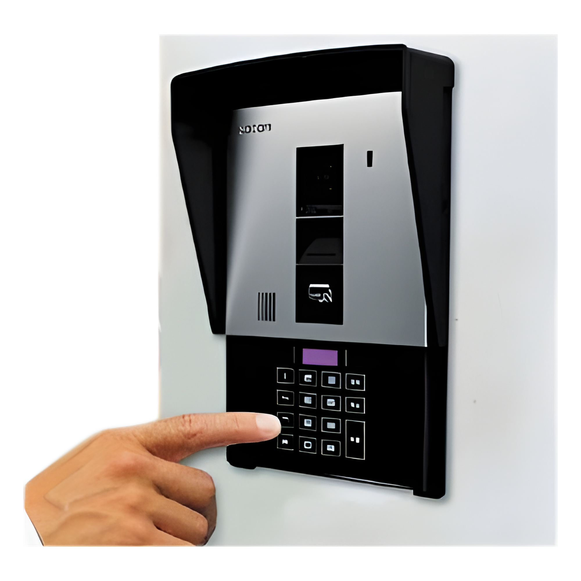 Protector de lluvia y sol compatible con KLPC420R/KLPD410 — KOCOM · SKU KVL-SV40