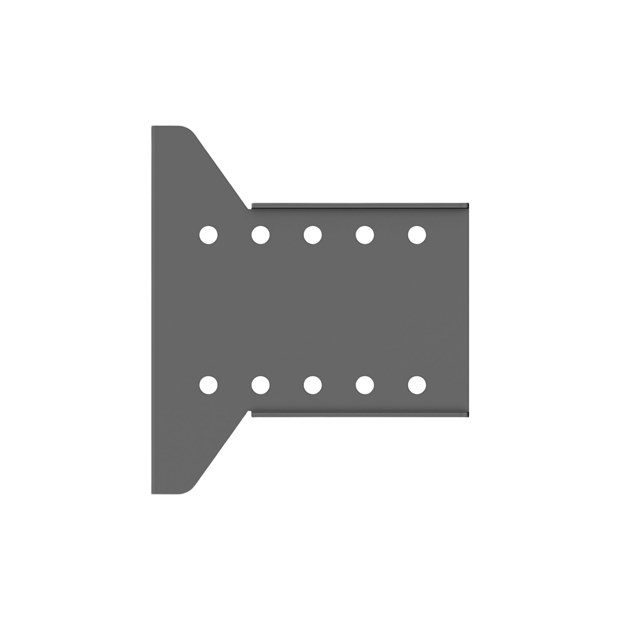 Placa_ Accesorio para Montaje de pantalla desde la Pared | Fabircada en Acero.