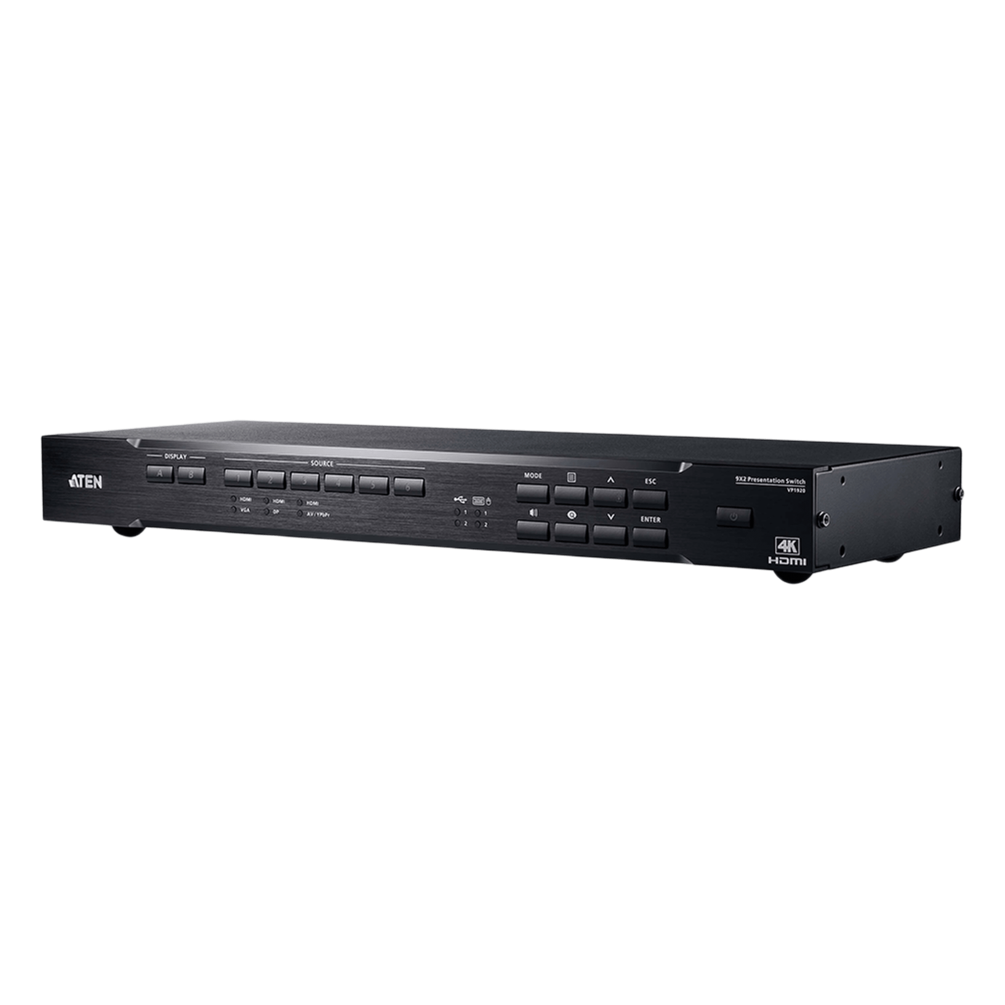 Switch de presentación 4K 9 x 2 — ATEN · SKU VP1920