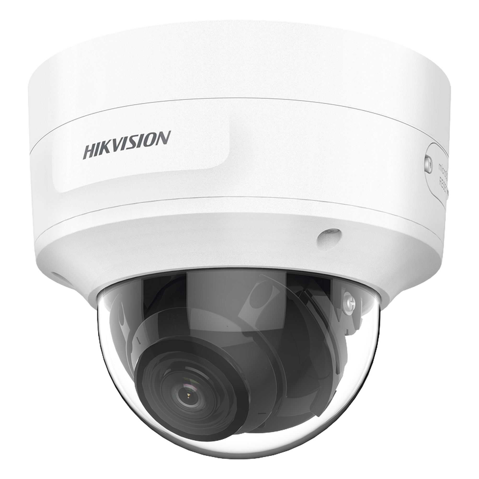 Domo IP 8 Megapixel (4K) / Lente Mot. 2.7 a 13.5 mm / 40 mts IR EXIR / Exterior IP66 / IK10 / DARKFIGHTER / Audio y Alarma I/O / PoE+ / ONVIF / Micro SD / 4 Analíticos: AcuSense, Deteccion Facial, Conteo de Personas por Cruce y Zona — HIKVISION · SKU DS-2CD3786G2-IZS(H)