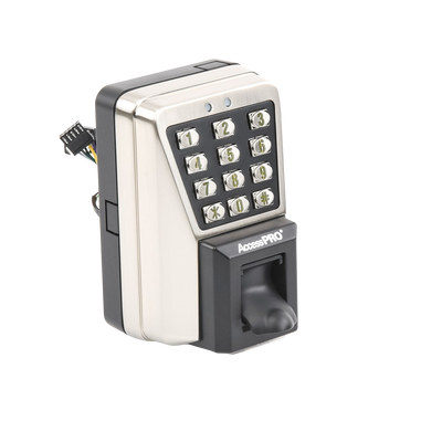 Lector Biométrico de Huella y Proximidad / 3,000 Huellas 30,000 Tarjetas / Teclado / IP65 Antivandálico / TCP/IP RS485 / Control de Acceso