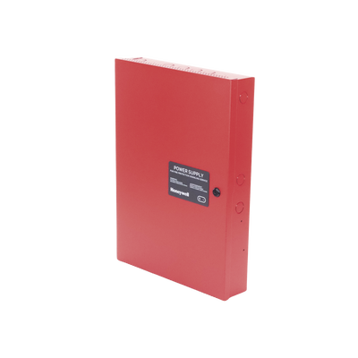 Fuente de Alimentación Remota / 6 Amperes / 2 Entradas / 5 Salidas NAC o Auxiliar de 24 Vcc / Compatible con paneles Notifier, Farenhyt, Silent Knight y Fire-Lite / Gabinete Rojo
