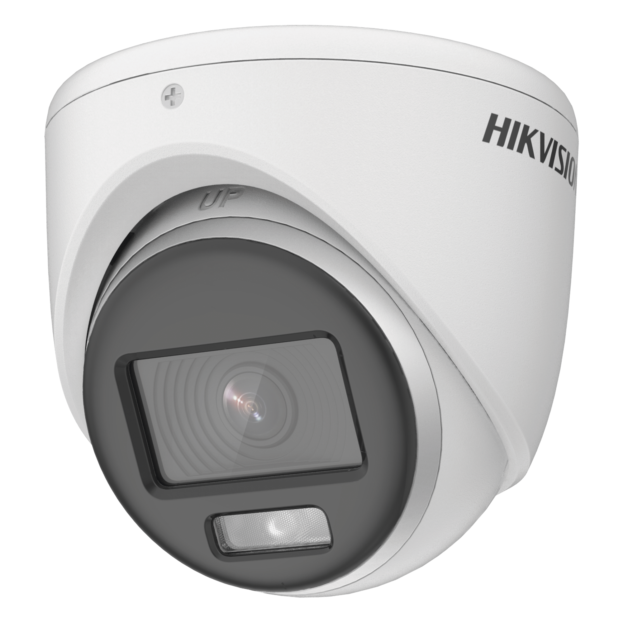 [ColorVu] Turret TURBOHD 2 Megapixel (1080p) / Imagen a Color 24/7 / Lente 2.8 mm / METAL / Luz Blanca 20 mts / Exterior IP67 / TVI-AHD-CVI-CVBS / dWDR — HIKVISION · SKU DS-2CE70DF0T-MF