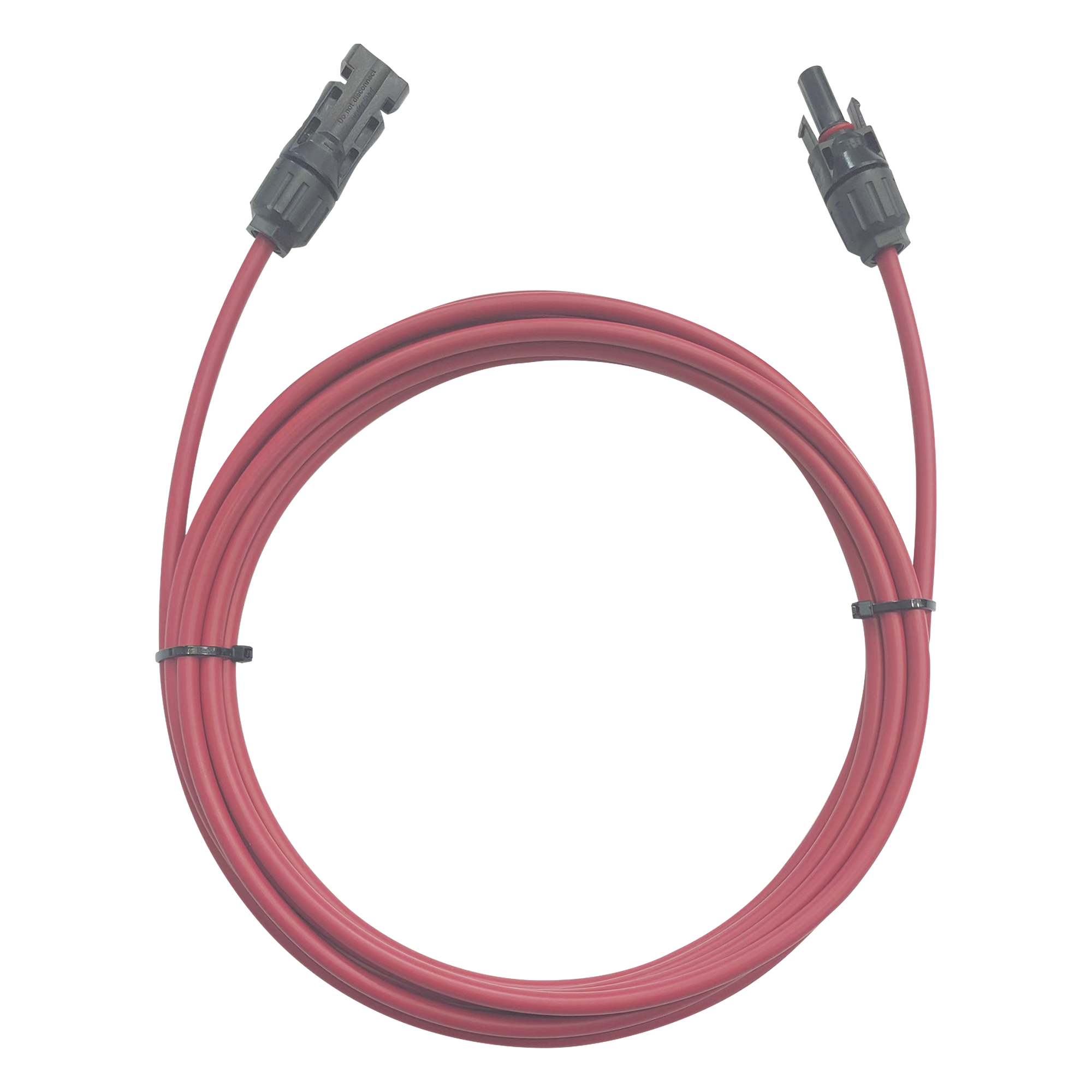 Cable Fotovoltaico / 1 metro / Color Rojo / Calibre 10 AWG / Terminal MC4-Macho y Hembra en ambos extremos — EPCOM POWERLINE · SKU CFMC41MRED
