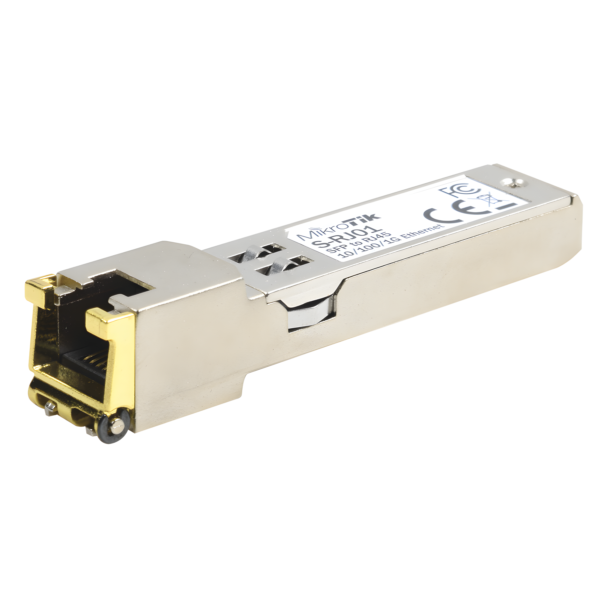 Modulo convertidor de SFP a Ethernet 10/100/1000Mbit/s — MIKROTIK · SKU S-RJ01