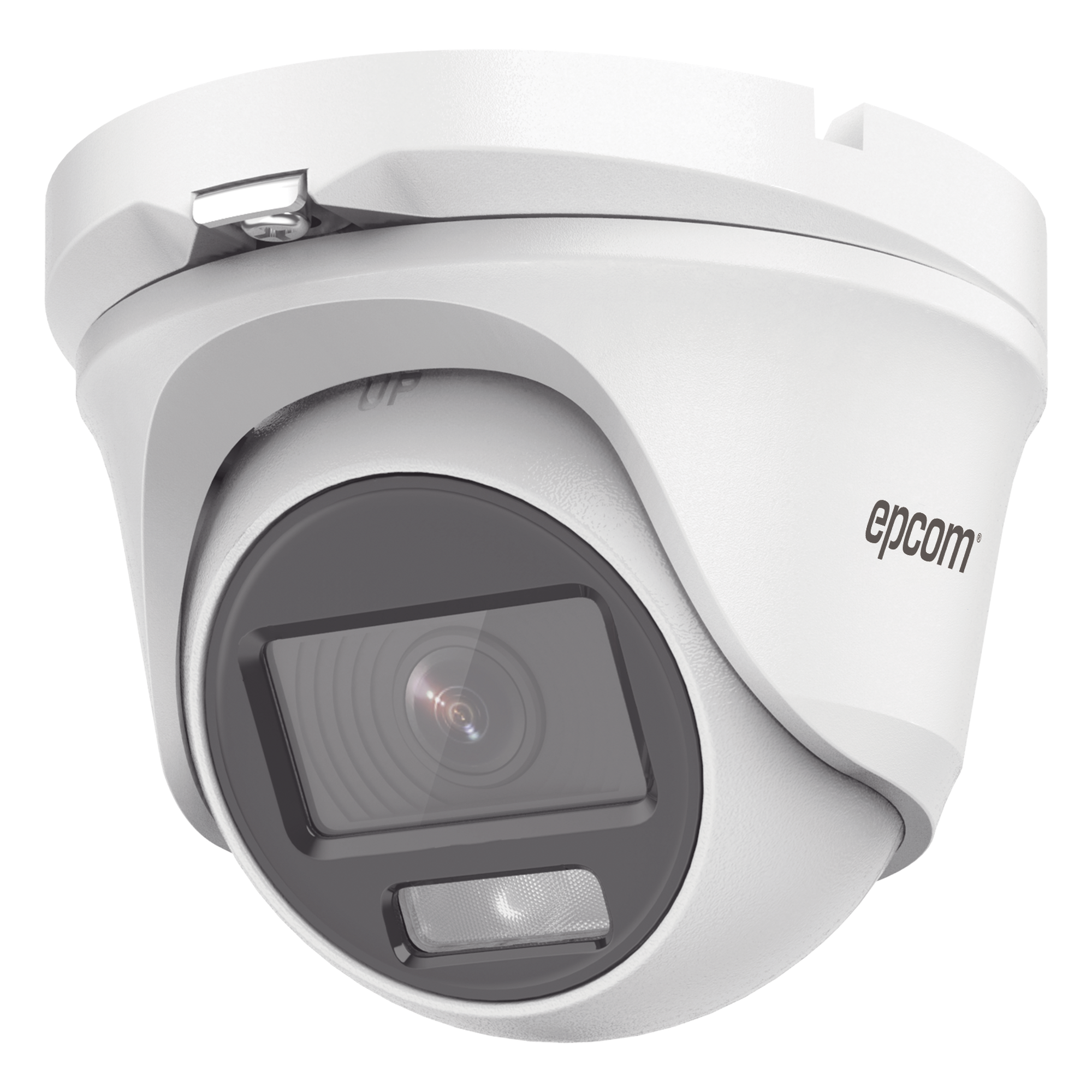 [ColorVu] Eyeball TURBOHD 2 Megapíxel (1080p) / Lente 2.8 mm / Microfono Integrado / Imagen a Color 24/7 / METAL / Luz Blanca 20 mts / Exterior IP66 / TVI-AHD-CVI-CVBS / dWDR — EPCOM PROFESSIONAL · SKU E8-TURBO-C/A