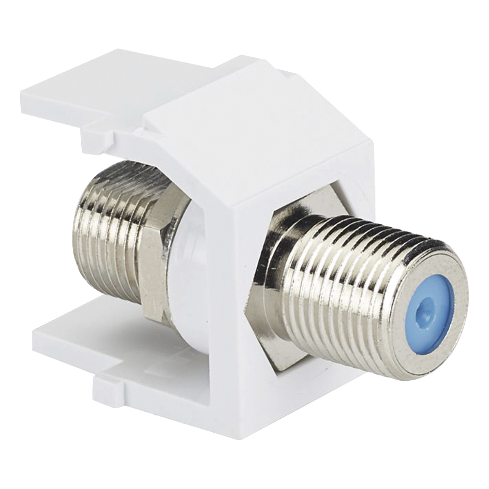 Módulo Acoplador Coaxial Tipo F / Keystone / 75 Ohms / 3.0 GHz / 29.6x16.7x21.8 mm / 1.17x0.66x0.86 ft — PANDUIT · SKU NKFWH