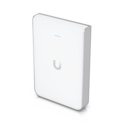 Access Point UniFi U6 In Wall/Montaje p/pared, WIFI 6 2.4 Y 5 Ghz, hasta 5.3 Gbps, 1 pto PoE In, 4 ptos secundarios (1 PoE Out)