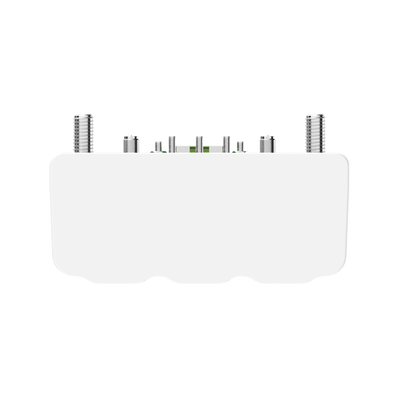 Antena Sectorial de 120° AirMetro con 16 dBi en Banda 5Ghz (5150-5850 Mhz) Slant 45° Compatibilidad Multi-Marca para enlaces Multipunto, Conectores SMA Hembra Inverso.