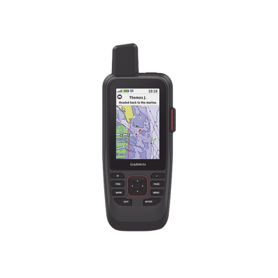 GPS Portátil GPSMAP® 86sci / Pantalla Transflectiva 3" / Resolución 240x400 píxeles / Batería Recargable hasta 35 Horas / Memoria 16 GB / Brújula de Tres Ejes / Compatible con Garmin Connect™ / IPX7 / MIL-STD-810 / Mapas BlueChart® g3