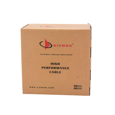 Bobina de Cable UTP Reelex, de 4 Pares, Alto Desempeño Cat6, PVC (CM), Color Azul, 23 AWG, 305 Metros (1000 Pies)