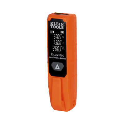 Medidor Compacto Láser de Distancias. Rango: 5.1 cm a 30.5 m / Opción cm o pulg. o Combinado / Clip para Bolsillo.