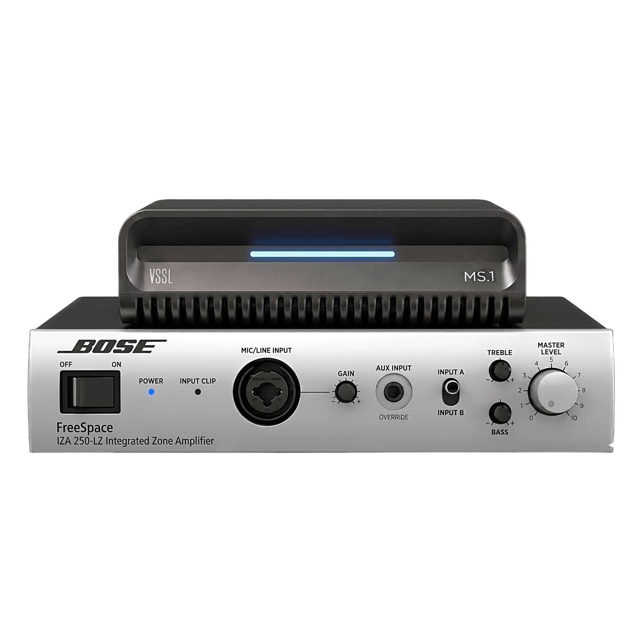 KIT Amplificador IZA250LZ y Streamer de Audio Modular MS.1 | PoE + USB-C | HDMI eARC + Óptica + RCA | Bluetooth LE Audio | WiFi | Control4-Crestron-Elan-RTI-URC-Savant-Lutron | AirPlay2-GoogleCast-SpotifyConnect