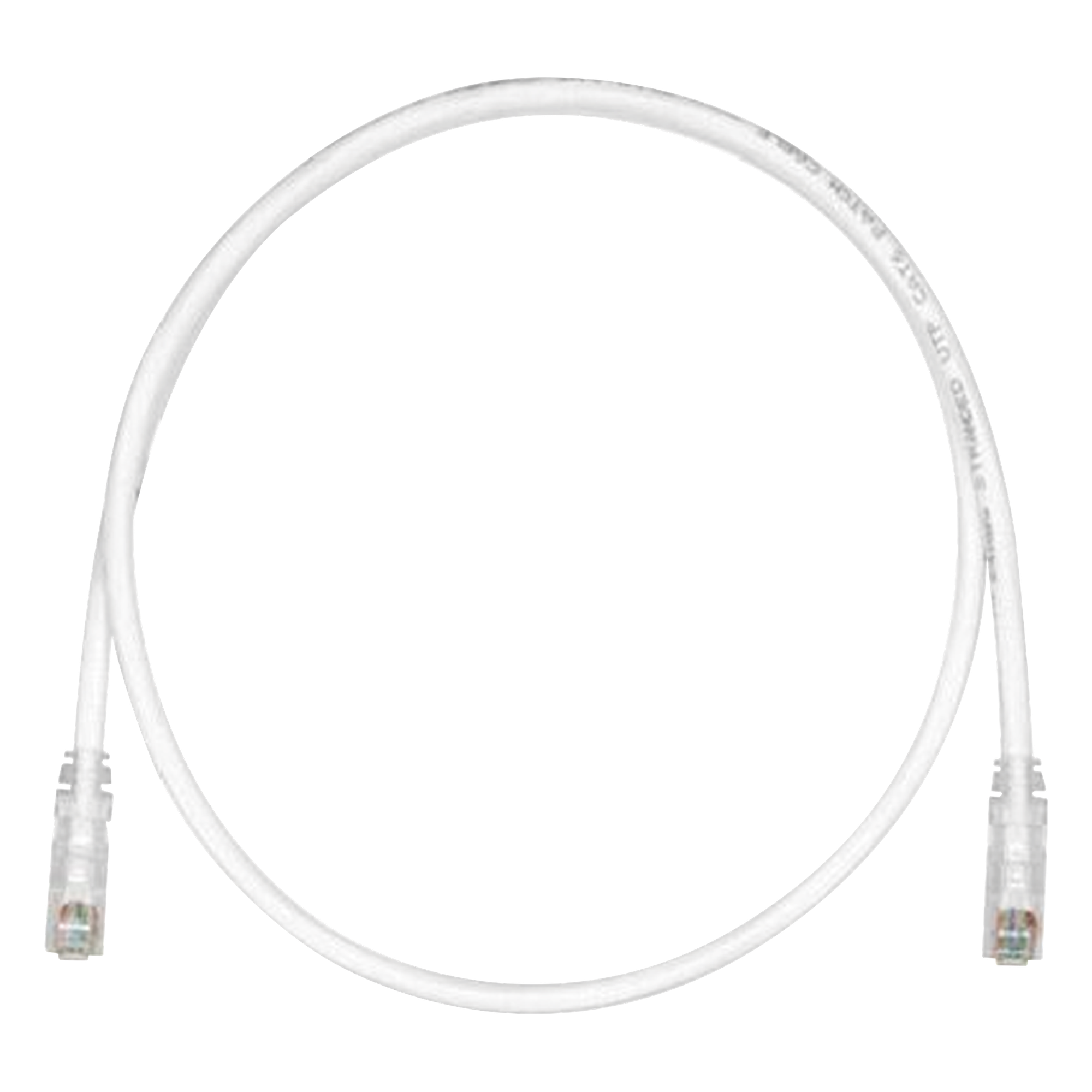 Cable de Parcheo TX6, UTP Cat6, 24 AWG, CM, Color Blanco Mate, 9.14 Metros (30 Pies) — PANDUIT · SKU UTPSP30Y