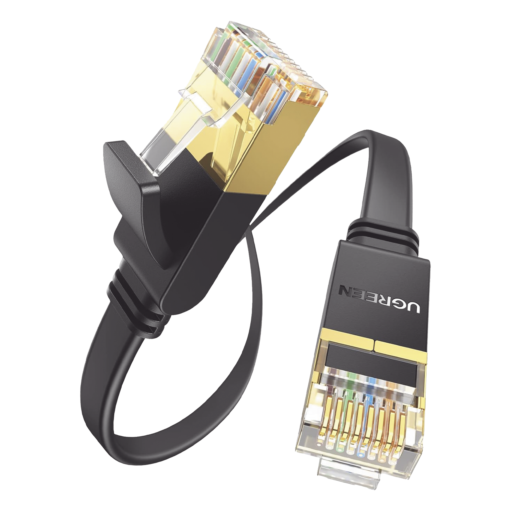 Cable Ethernet Plano / Cat7 U/FTP / 10 Gigabit / 600MHz / 2m (6.56 pies)