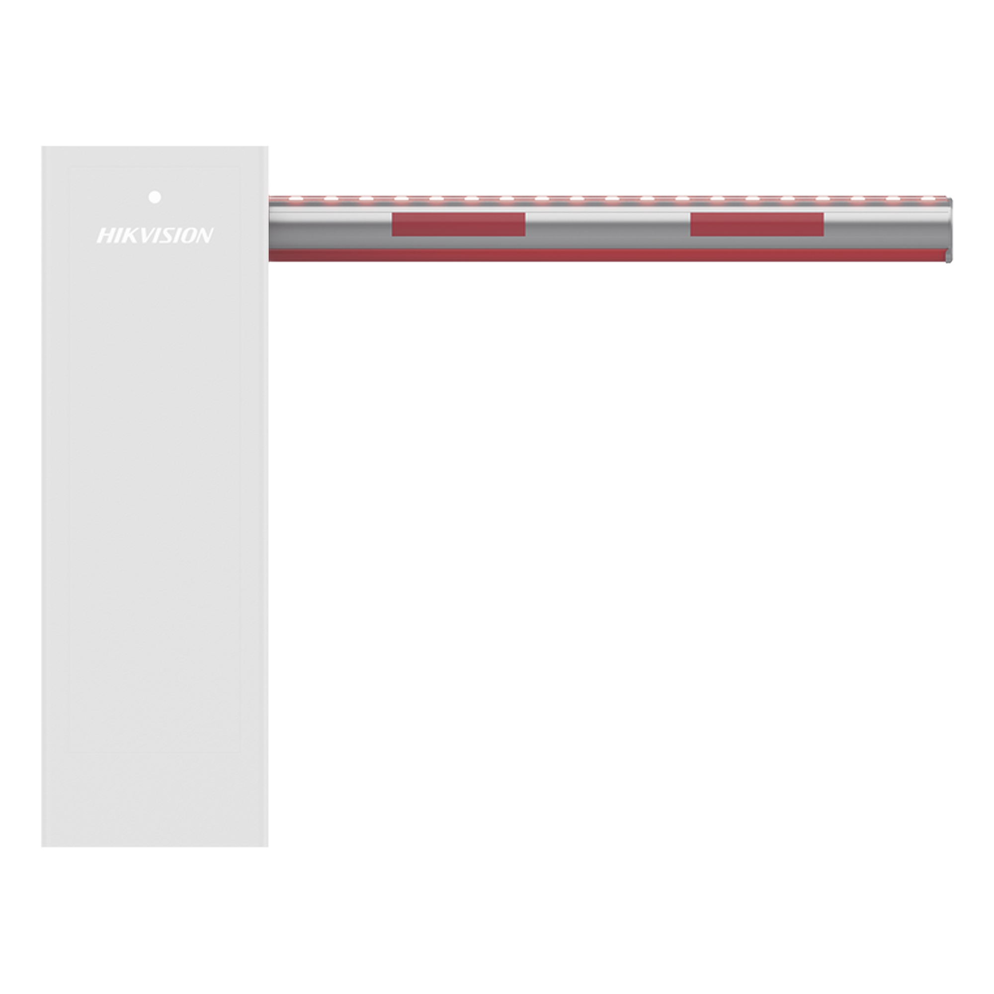 Brazo de 4 mts con Iluminacion LED a 24 VDC para Barreras Serie DS-TMG300 y Serie DS-TMG520 a 24 VDC — HIKVISION · SKU 307500578