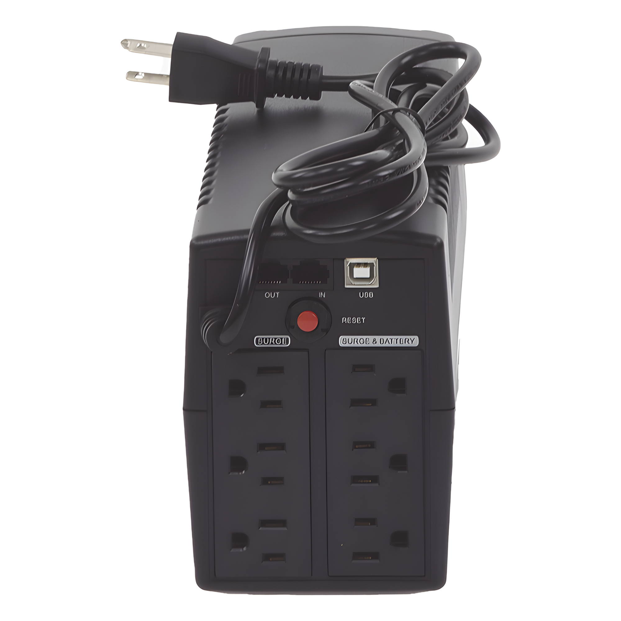UPS de 750 VA/300 W, Topología Línea Interactiva, Entrada 120 Vca NEMA 5-15P, y 6 Salidas NEMA 5-15R, Con Regulador de Voltaje (AVR)
