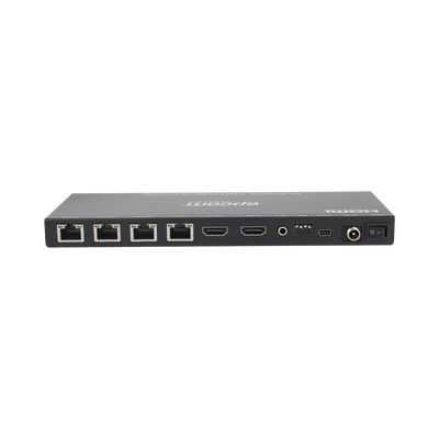 Splitter HDMI 1x4 | Extensor HDMI | 4K@30Hz 40m | 1080p@60Hz 70m | Función PoC | 4:4:4 